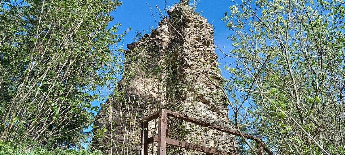 Louzek - hrad (605&nbsp;m)